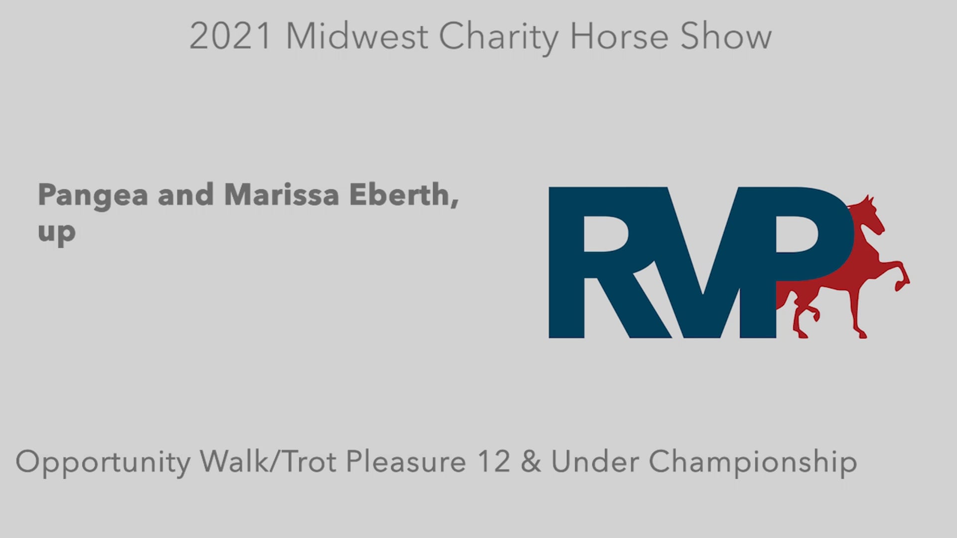 MW21 - Class 169 - Pangea and Marissa Eberth, up