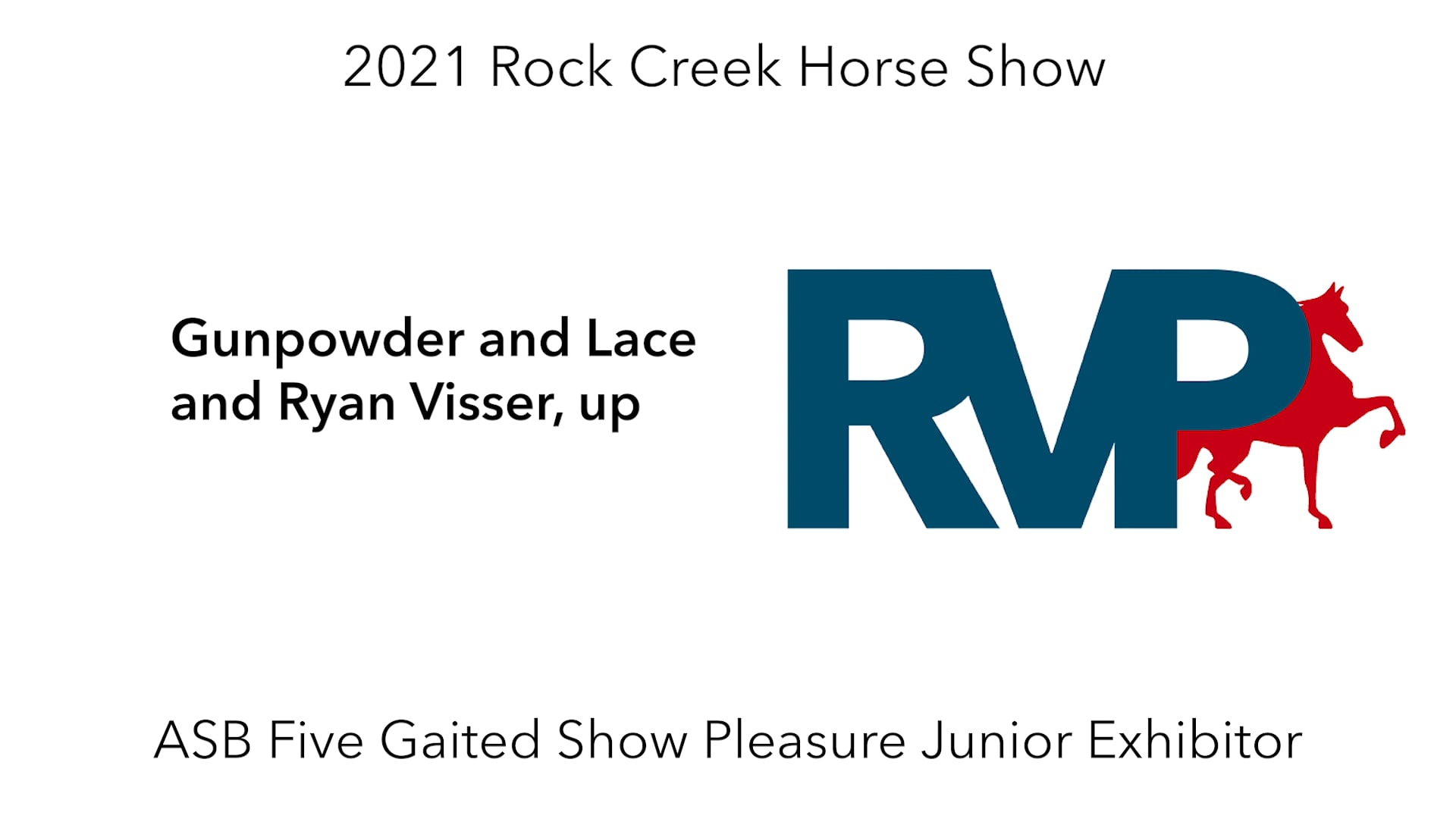 RC21 - Class 12 - Gunpowder and Lace and Ryan Visser, up