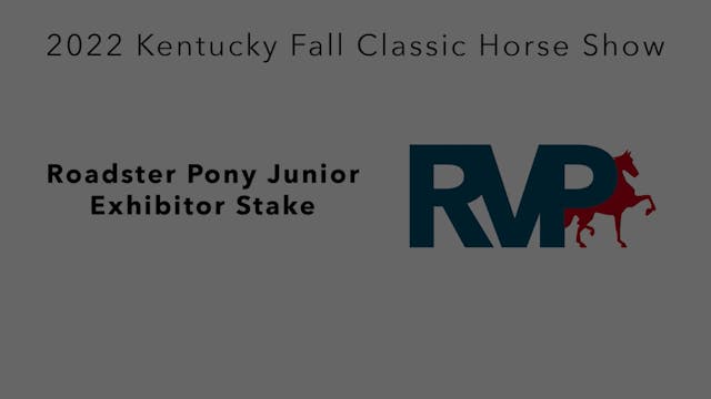 KYFC22 - Class 92 - Roadster Pony Jun...