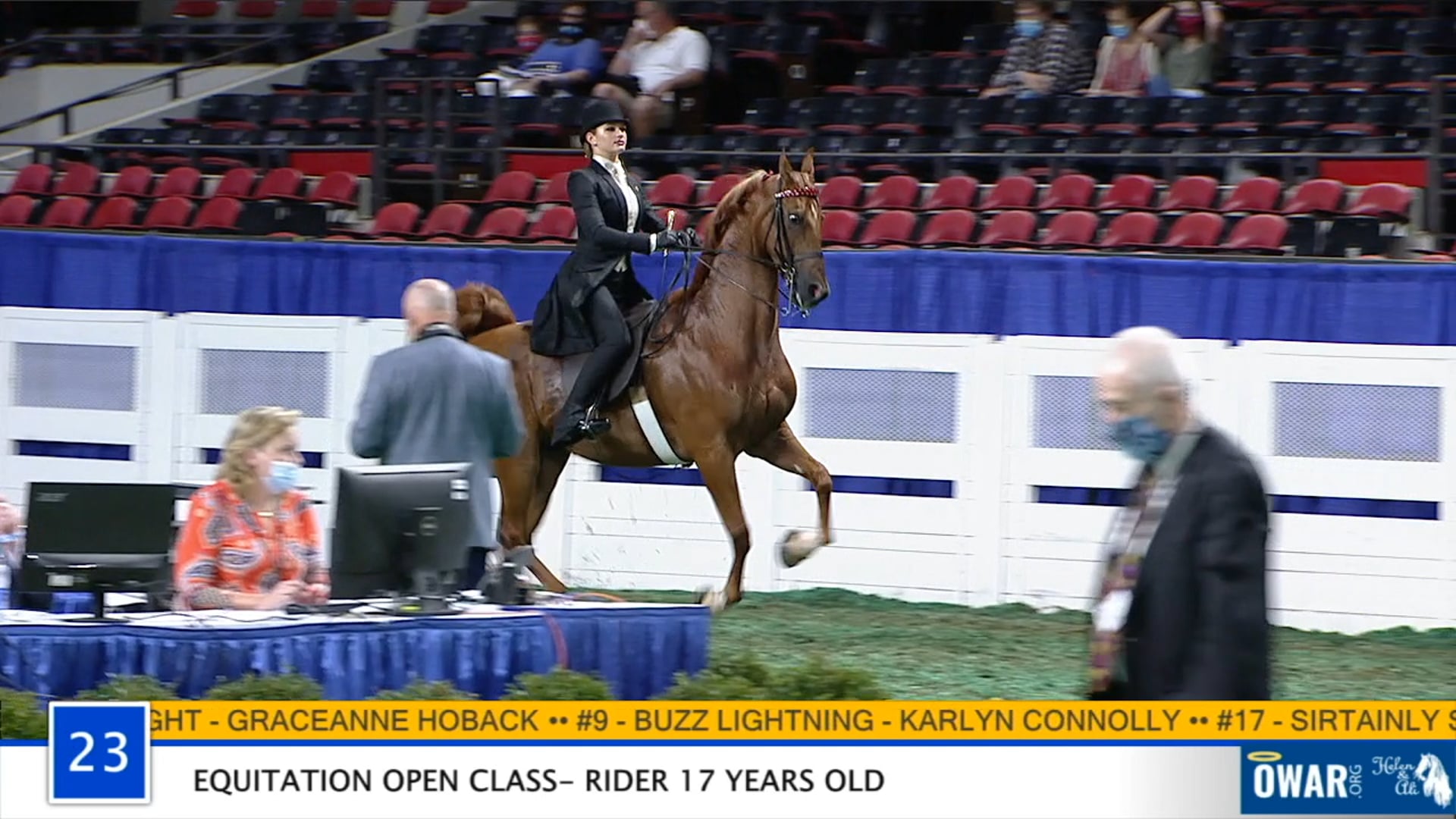 WCHS 2020 Class 23 - Equitation Open Class - Rider 17 Years Old