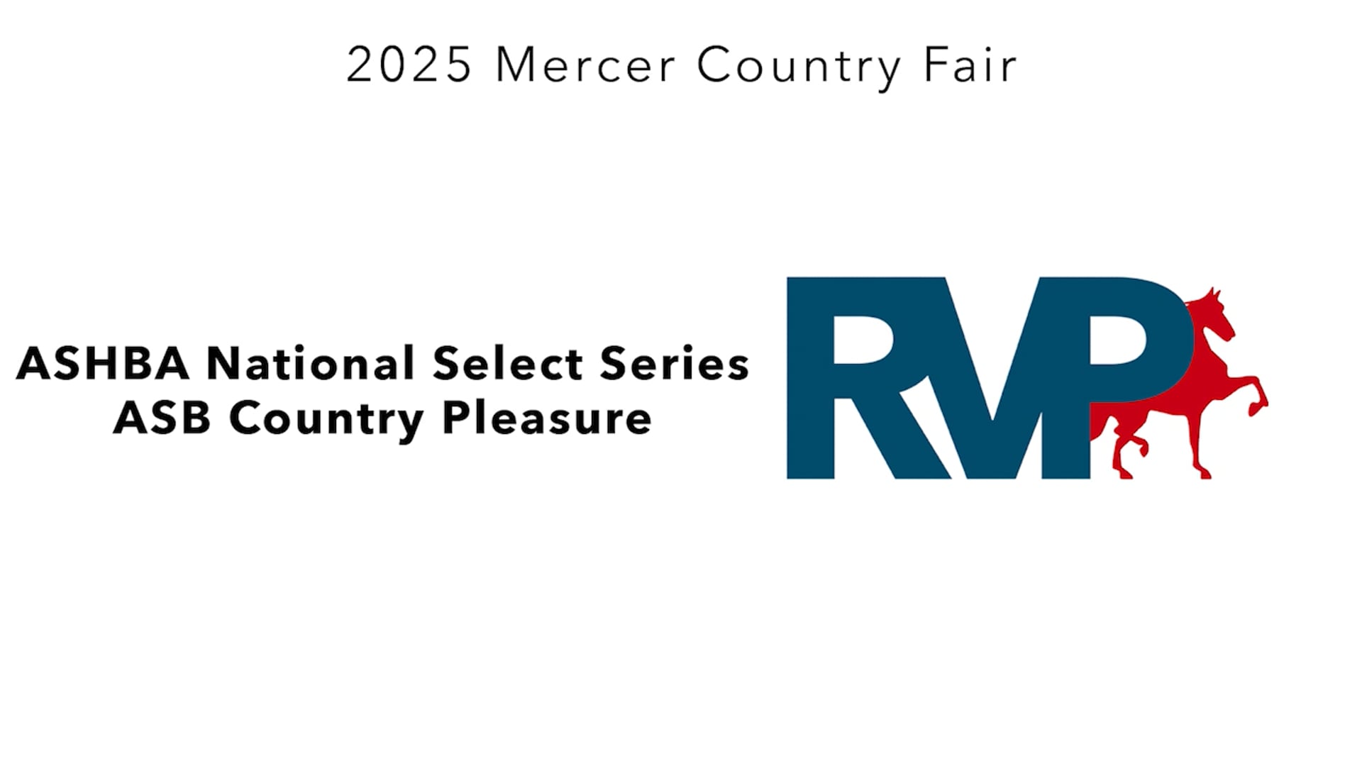 MCF25 - Class 58 - ASHBA National Select Series ASB Country Pleasure