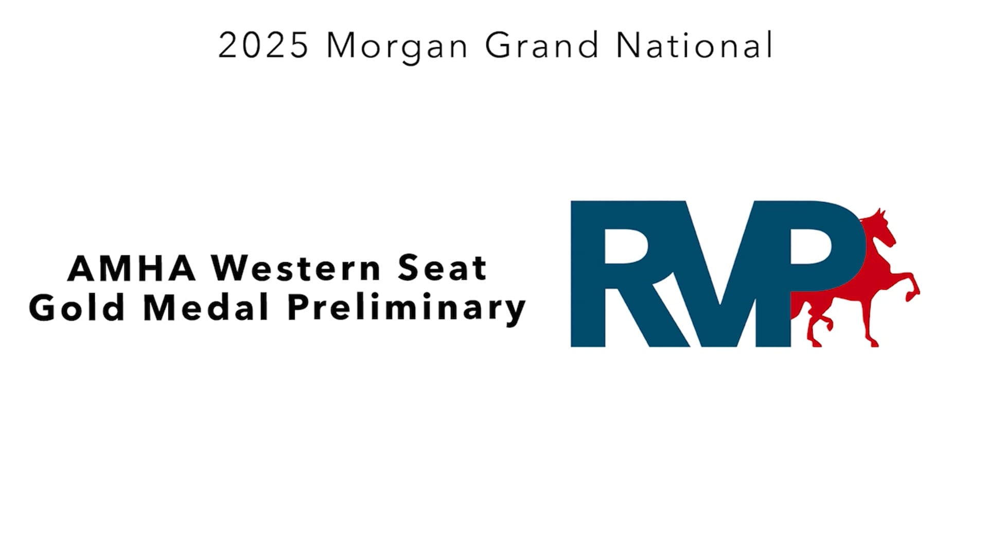MGN25 - Class 18 - AMHA Western Seat Gold Medal Preliminary