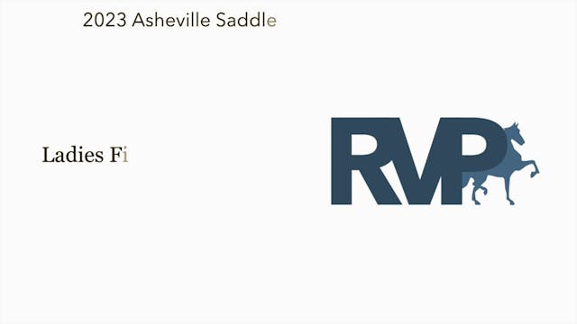 ASC23 - Class 22 - Ladies Five Gaited
