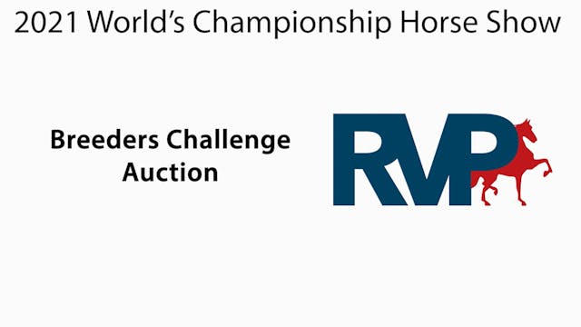 WCHS21 - Breeders Challenge Auction