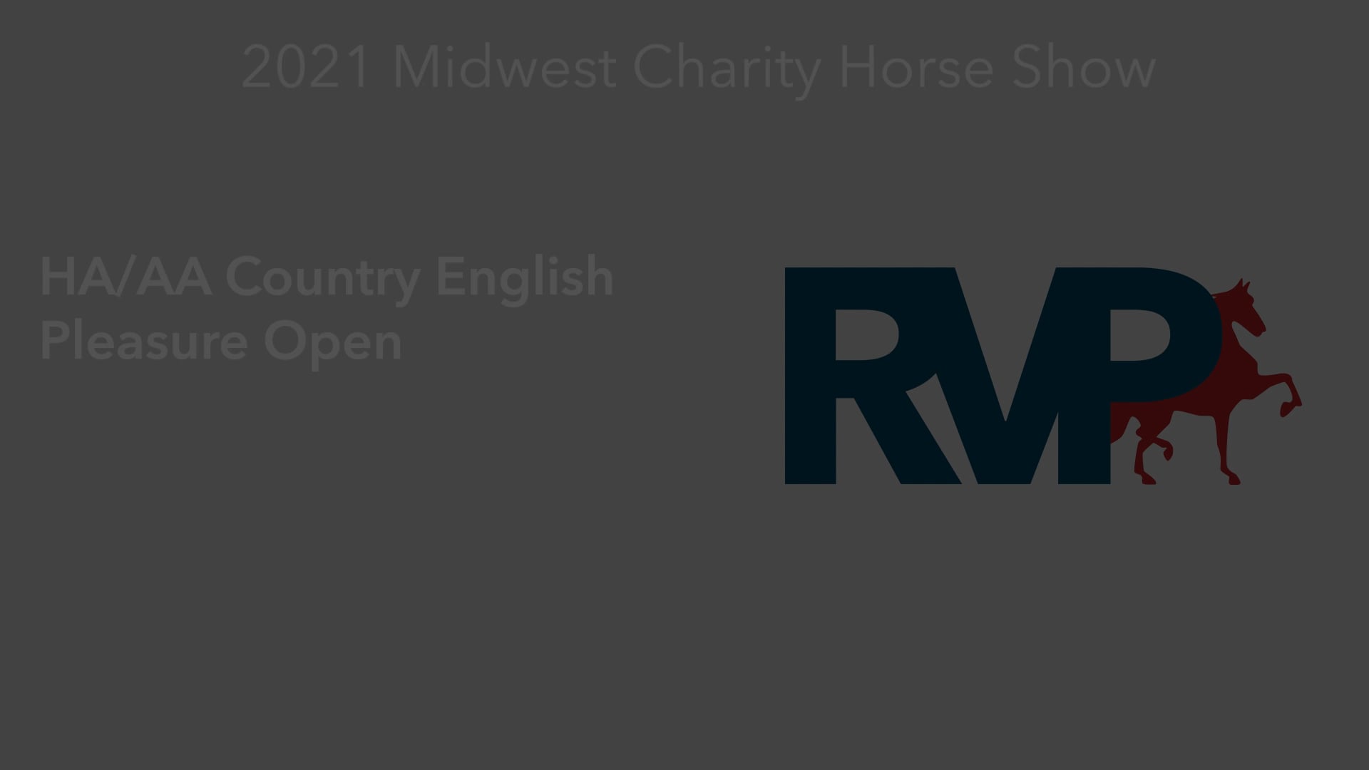 MW21 - Class 82 - HA-AA Country English Pleasure Open