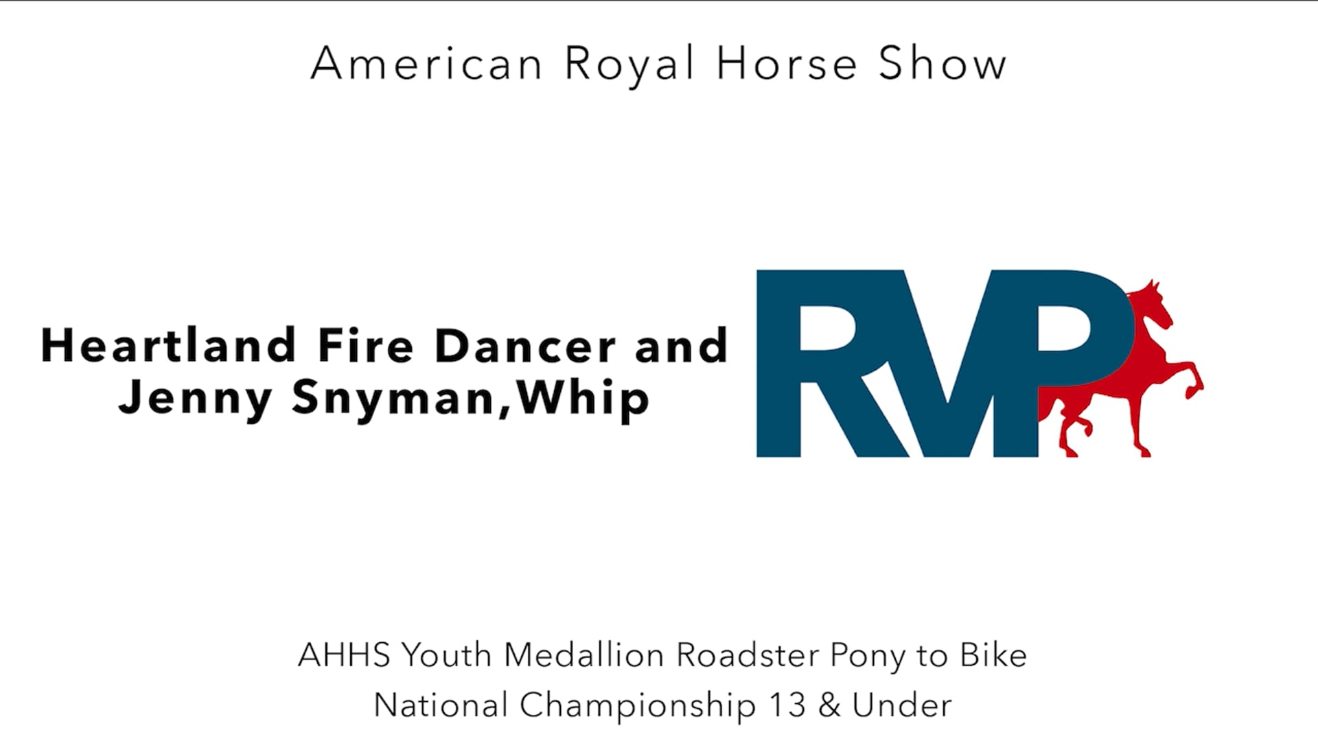 AR24 - Class 175 - Heartland Fire Dancer and Jenny Snyman, Whip