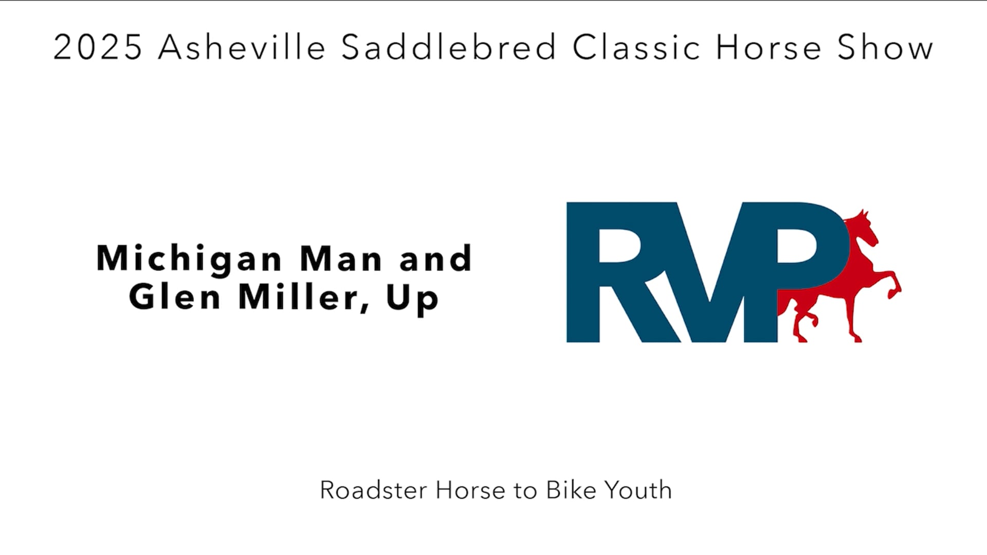 ASC25 - Class 111 - Michigan Man and Glen Miller, Up