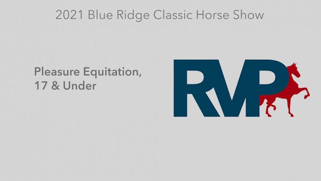 BR21 - Class 48 - Pleasure Equitation...