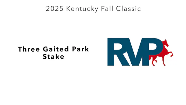 KFC25 - Class 85 - Three Gaited Park ...
