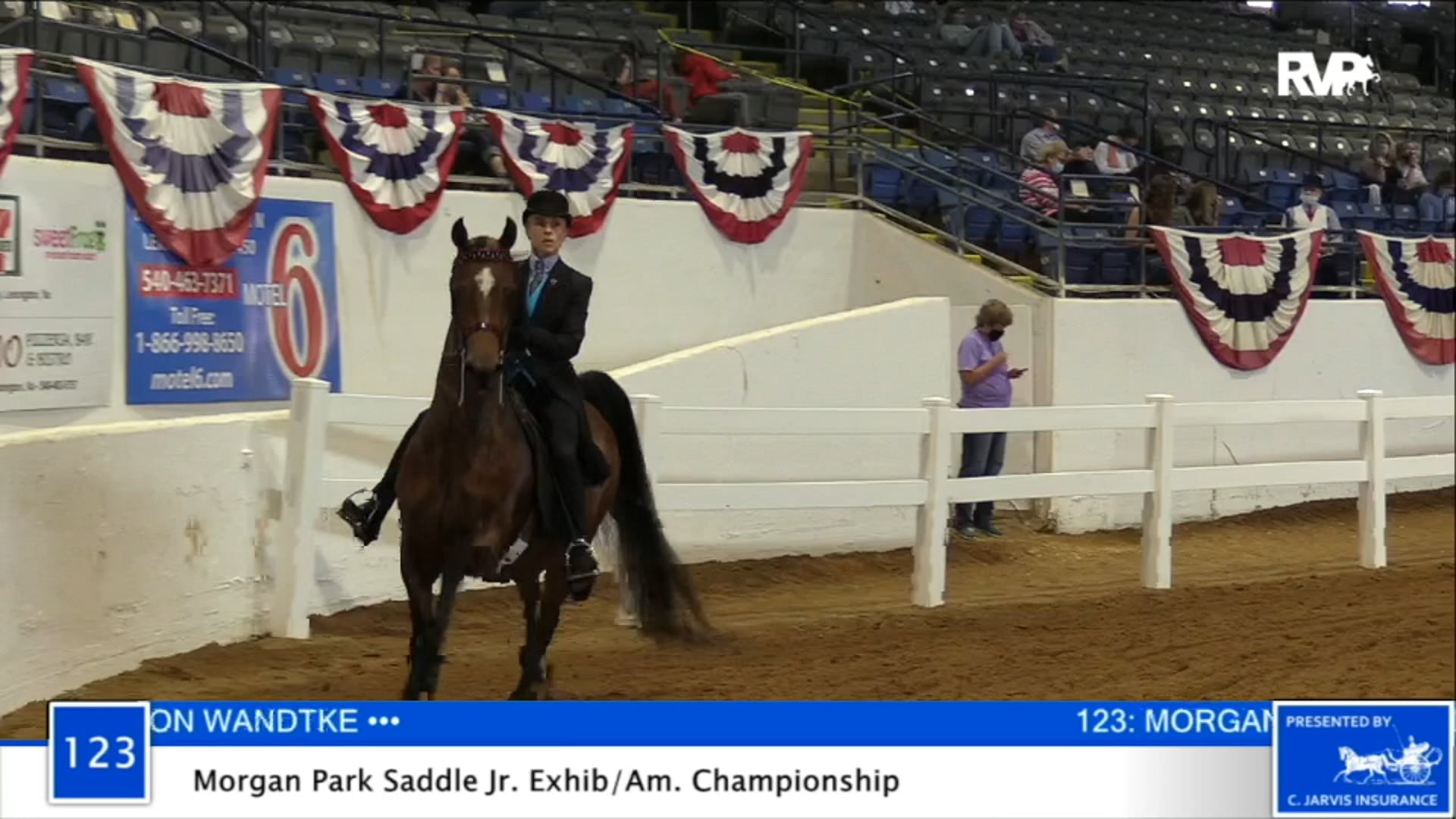 2020 BB - Class 123 Morgan Park Saddle Junior Exhibitor:Amateur Championship