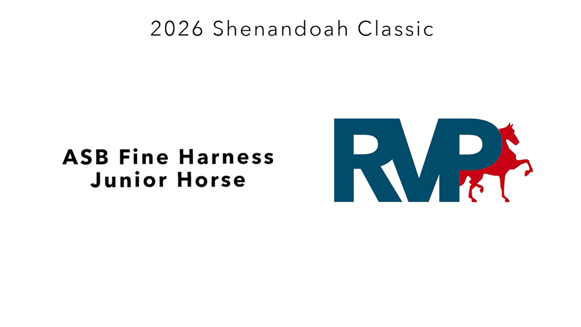 SC26 - Class 61 - ASB Fine Harness Junior Horse