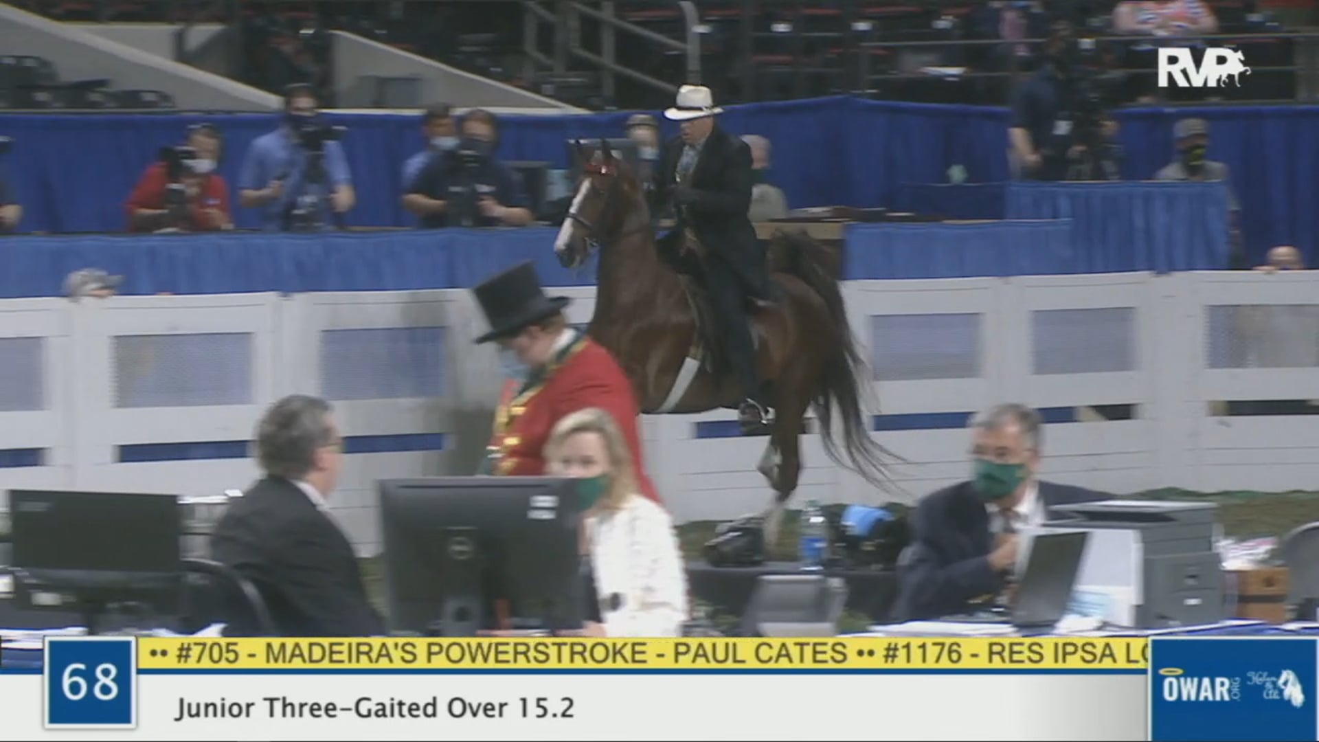 WCHS 2020 Class 68 - Junior Three-Gaited Over 15.2