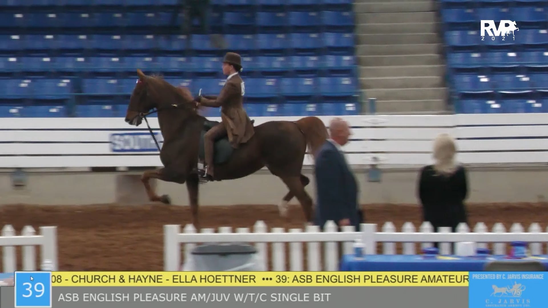 SSSF21 - Class 39 - ASB English Pleasure Amateur-Junior Exhibitor WTC Single Bit