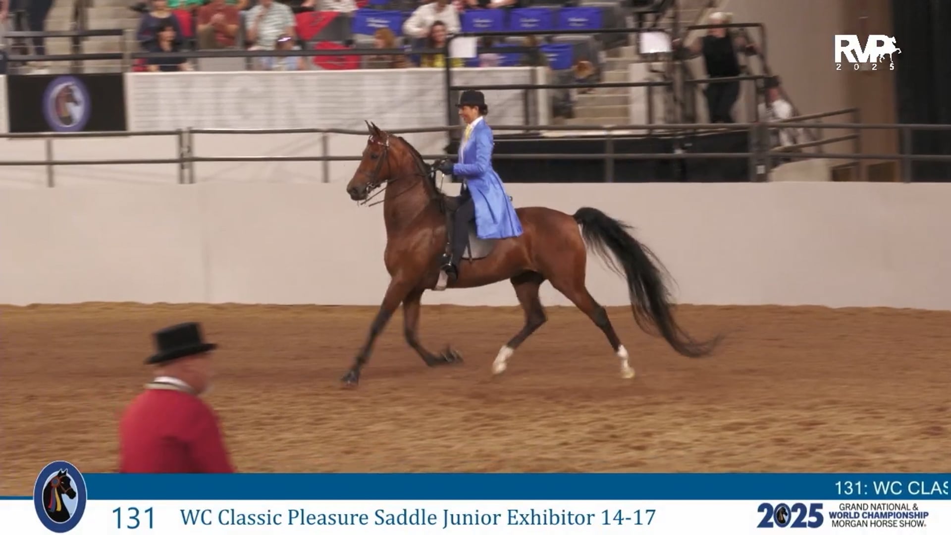 MGN25 - Class 131 - WC Classic Pleasure Saddle Jr Exhibitor 14-17