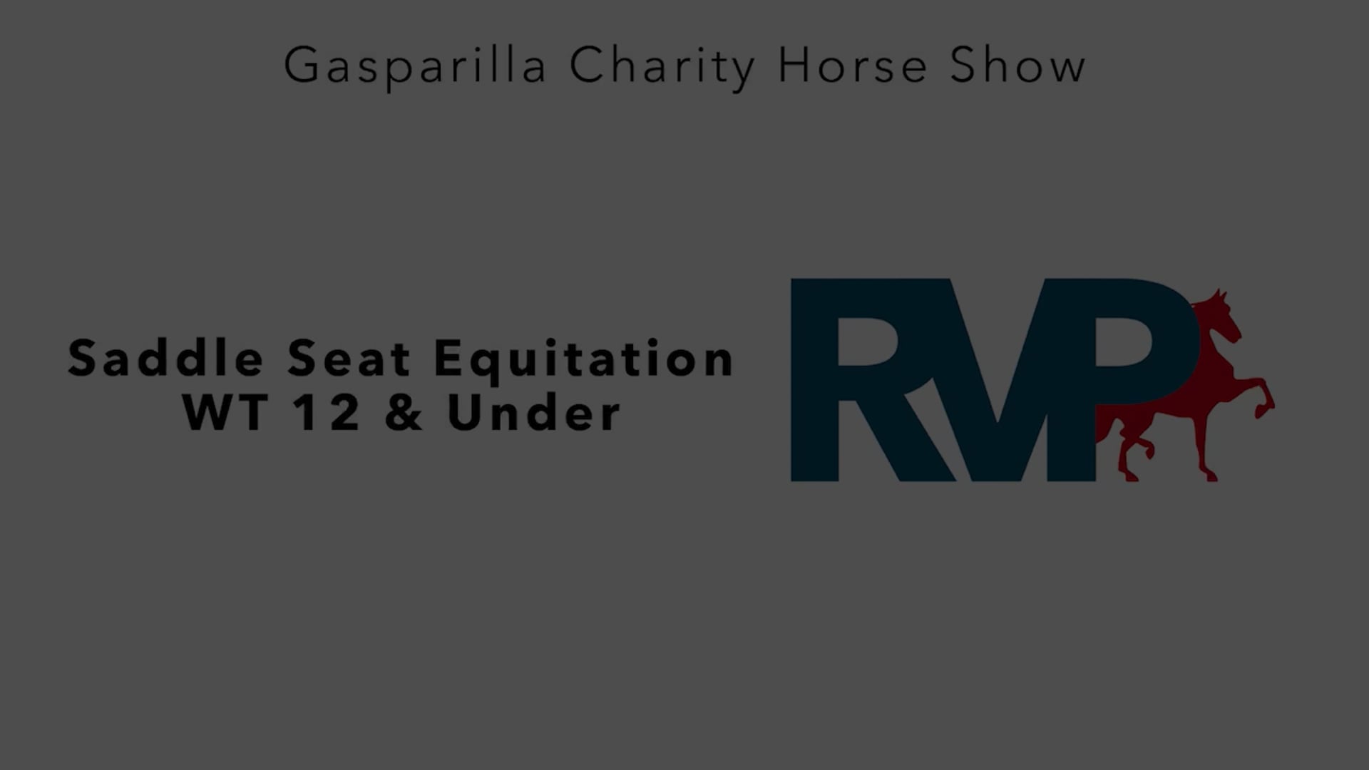 GC25 - Class 75 - Saddle Seat Equitation WT 12 & Under