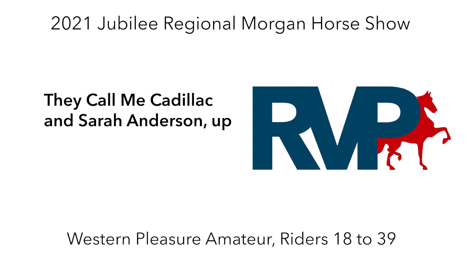 MJ21 - Class 59 - They Call Me Cadillac and Sarah Anderson, up