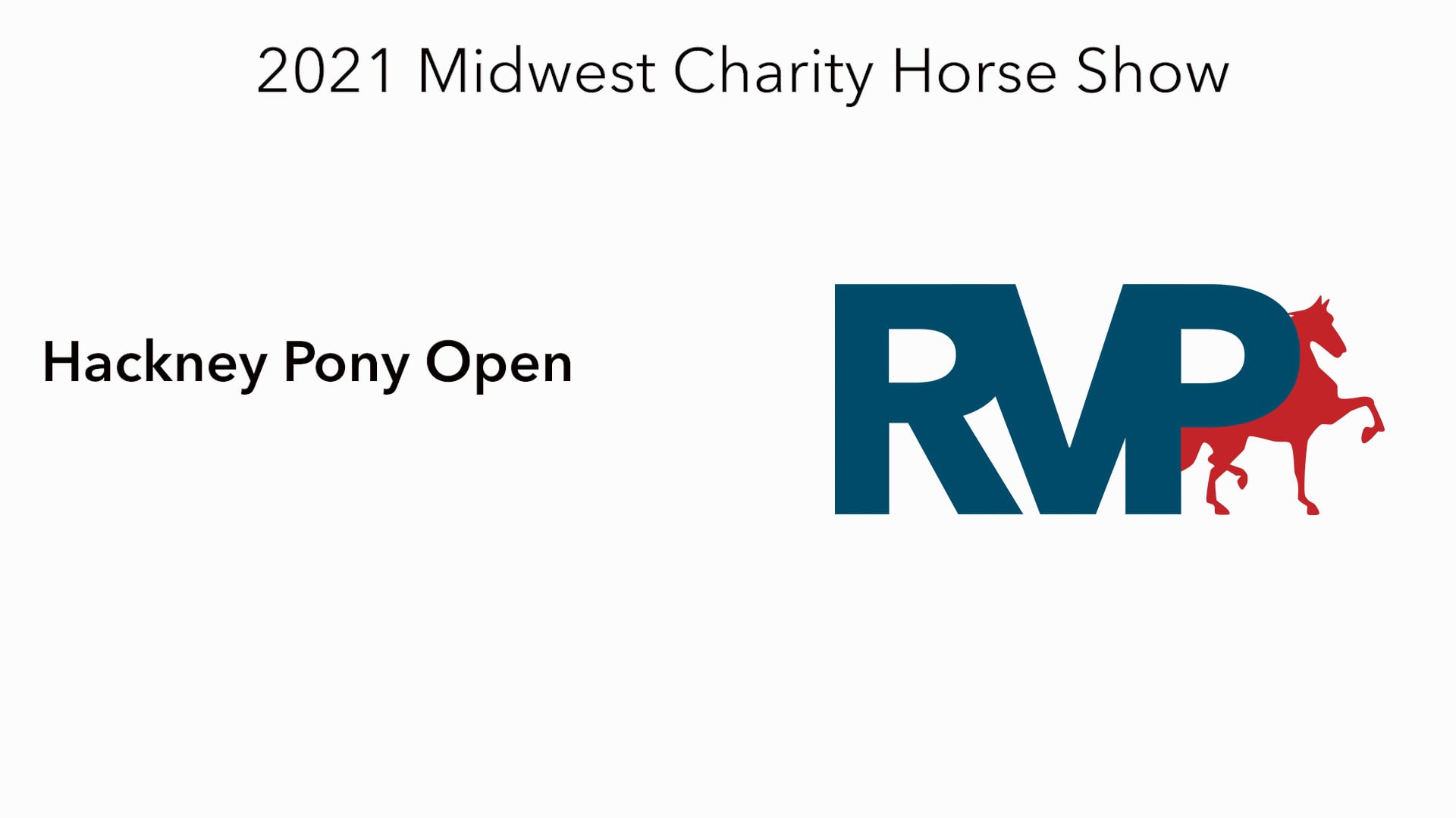 MW21 - Class 78 -  Hackney Pony Open