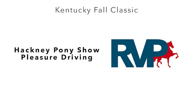 KFC23 - Class 1 - Hackney Pony Show P...