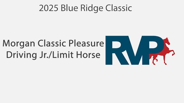 BRC25 - Class 8 - Morgan Classic Plea...
