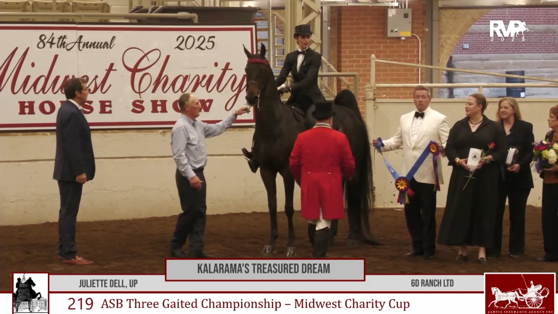 MW25 - Class 219 - ASB Three Gaited Championship - Midwest Charity Cup