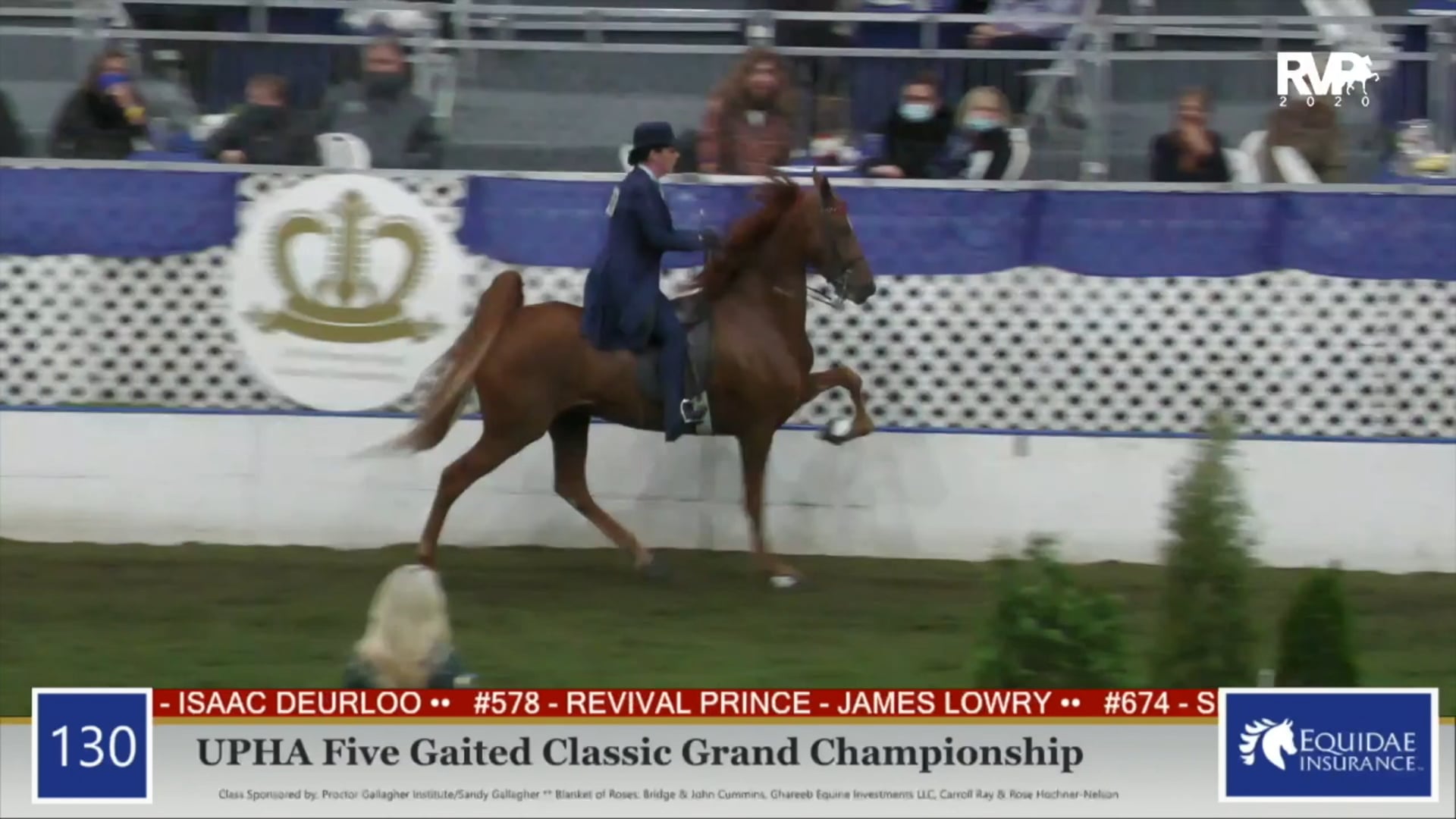 2020 AR - Class 130 UPHA Five Gaited Classic
Grand Championship