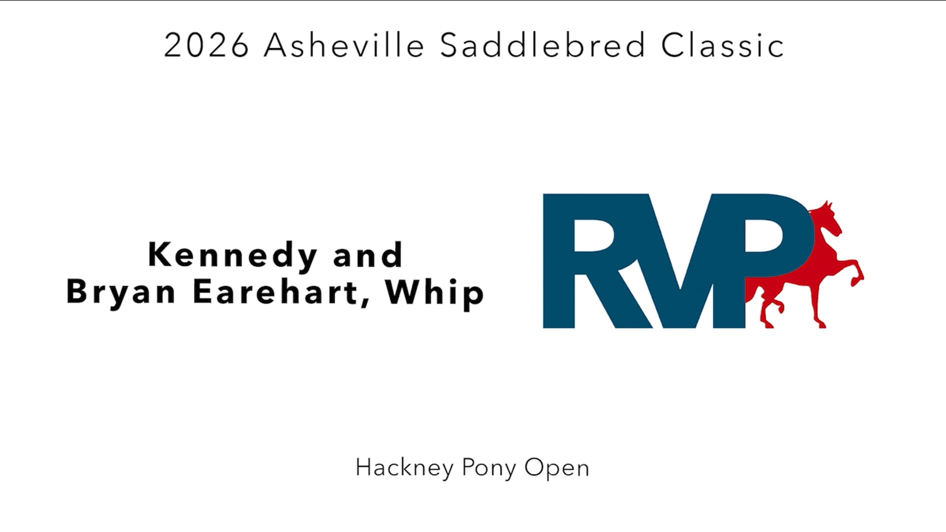 ASC26 - Class 30 - Kennedy and Bryan Earehart, Whip