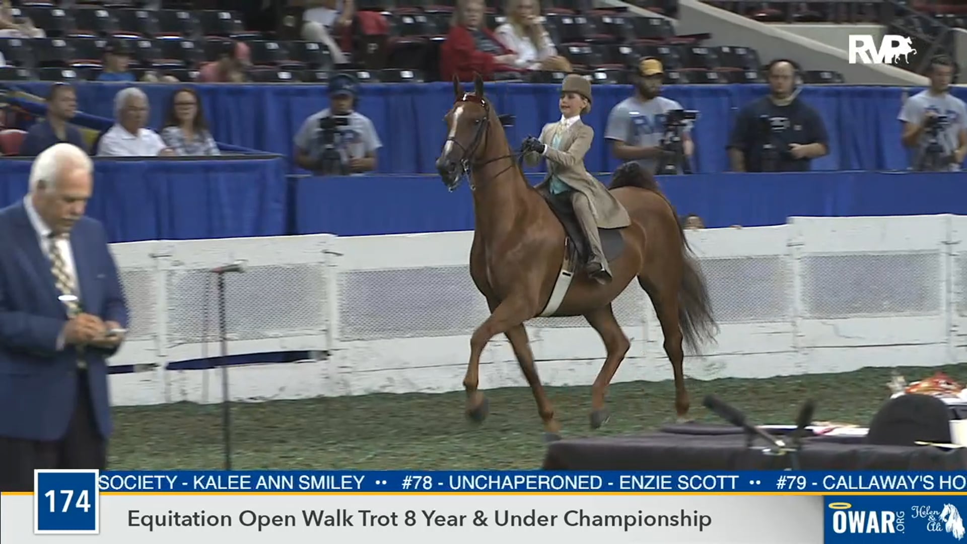 2019 WCHS - Class 174 Equitation Open, Walk:Trot, Riders 8 Years Old & Under Championship