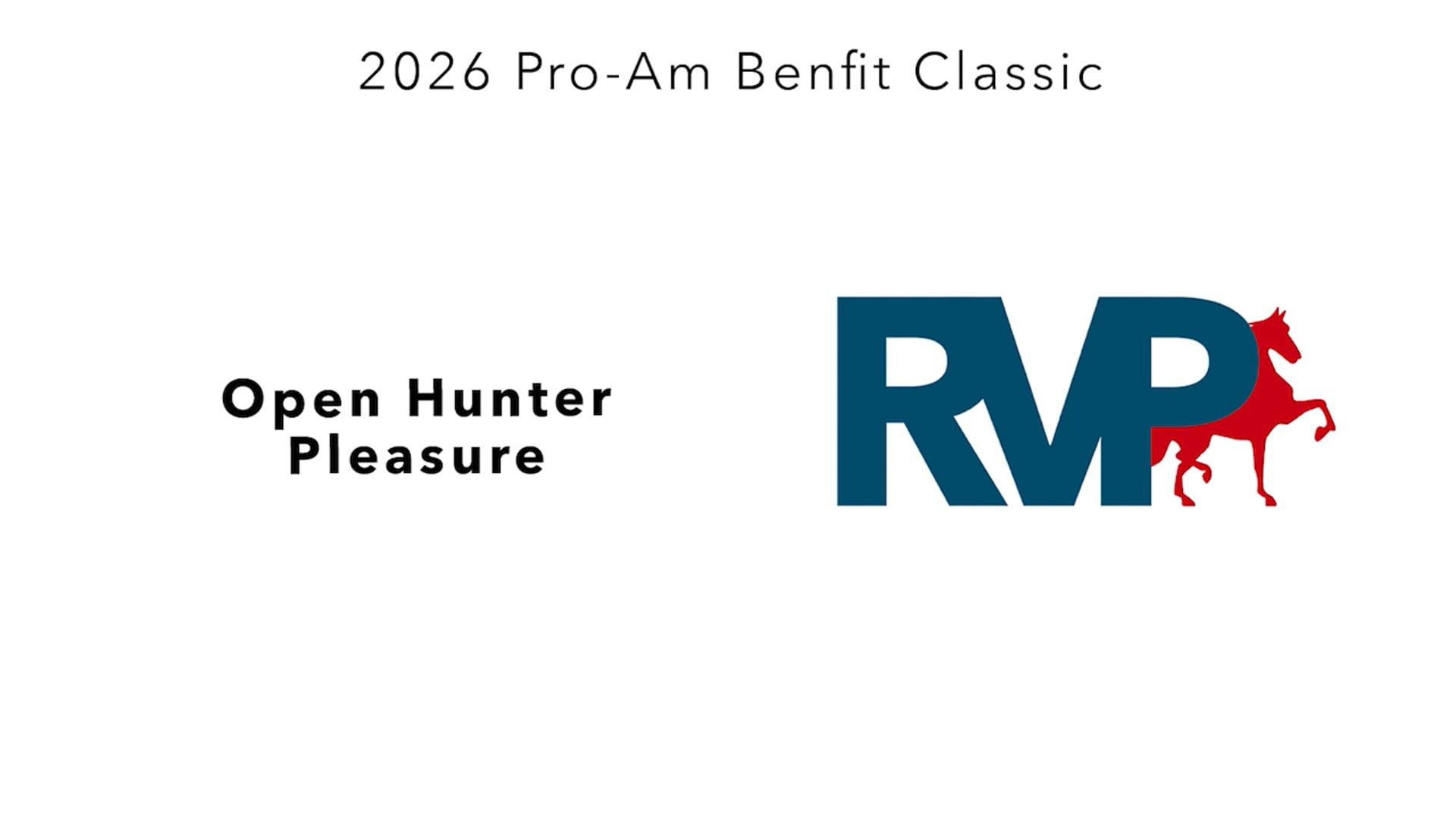 ProAm26 - Class 3 - Open Hunter Pleasure
