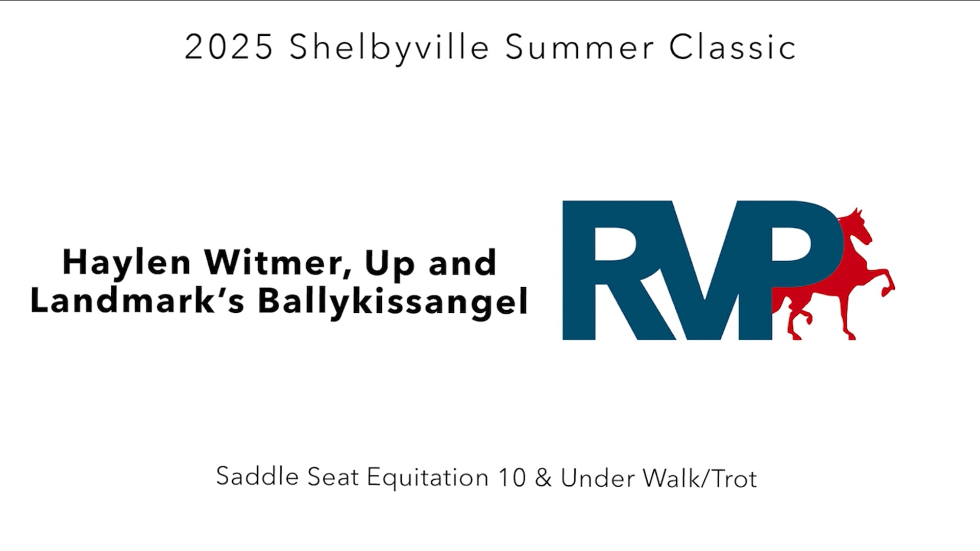 SSC25 - Class 50 - Haylen Witmer, Up and Landmark's Ballykissangel