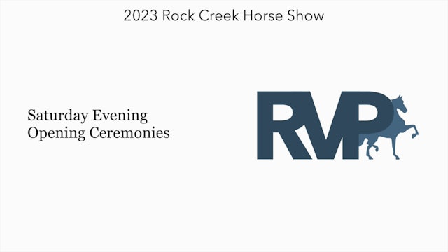 RC23 - Saturday Evening Opening Ceremonies