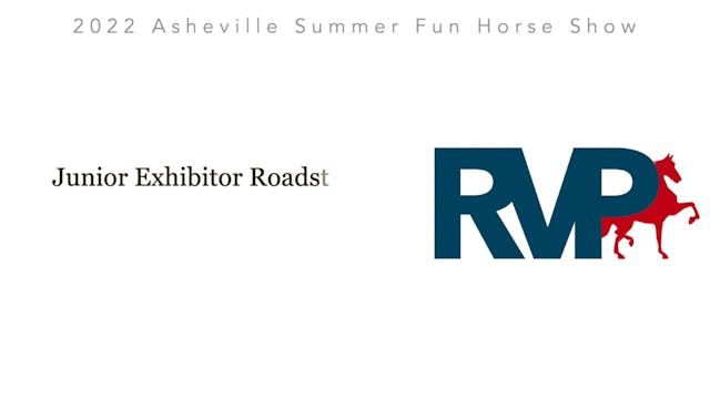 ASF22 - Class 28 - Junior Exhibitor R...