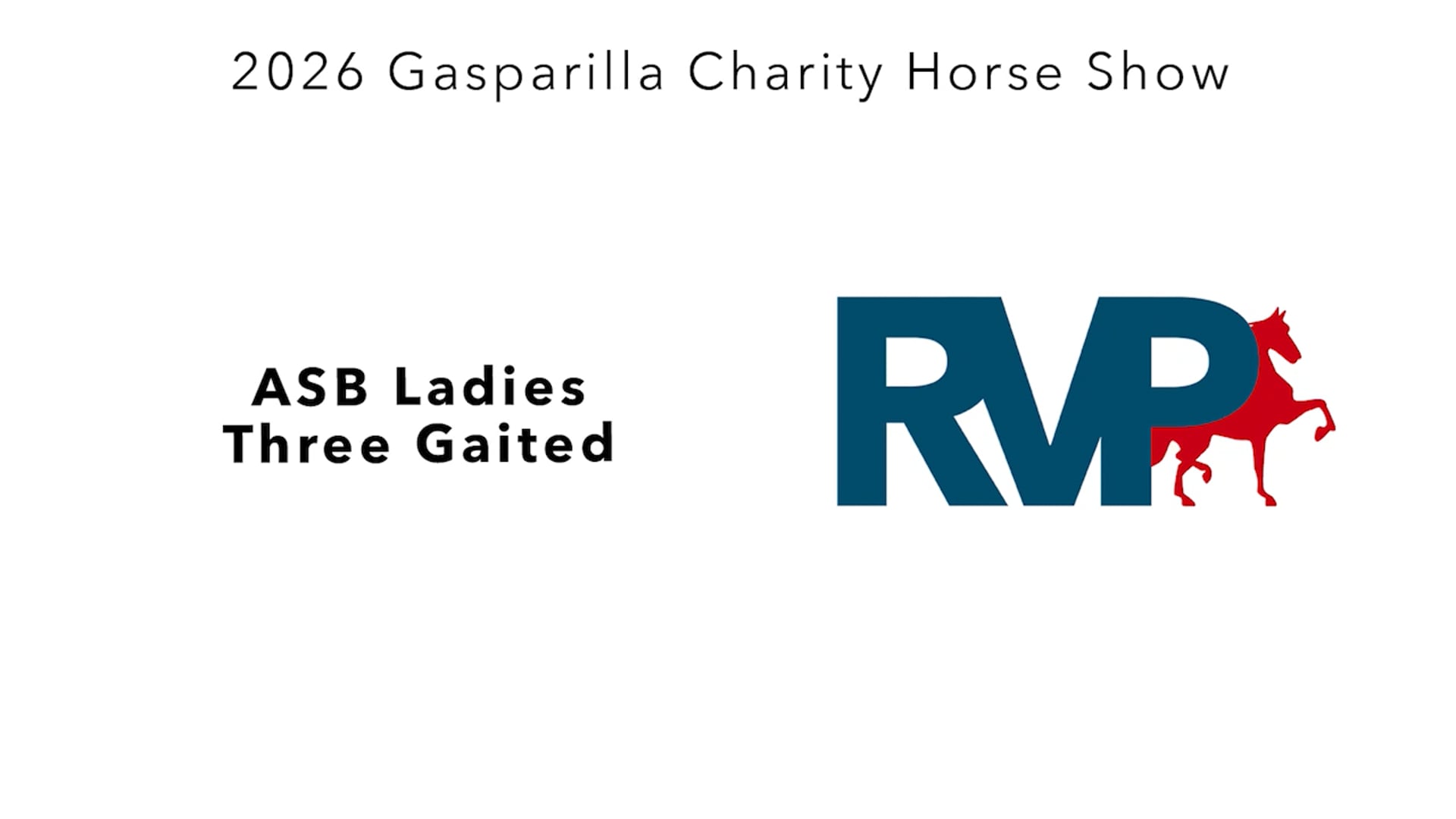 GC26 - Class 45 - ASB Ladies Three Gaited