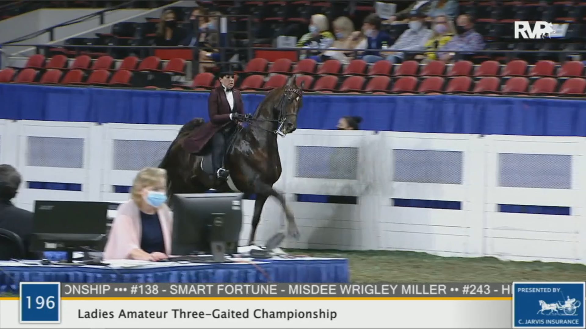 WCHS 2020 Class 196 - Ladies Amateur Three-Gaited Championship