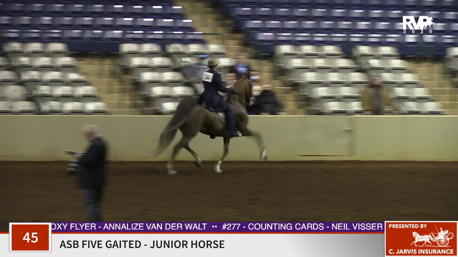 2020 SSFF - Class 45 ASB Five Gaited Junior Horse