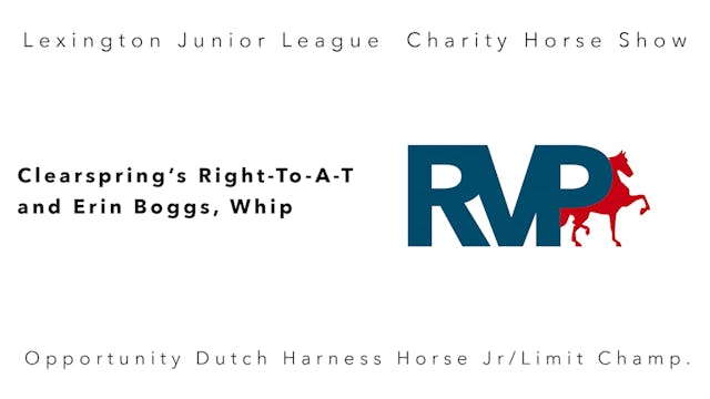 LJL22 - Class 96 - Clearspring's Righ...