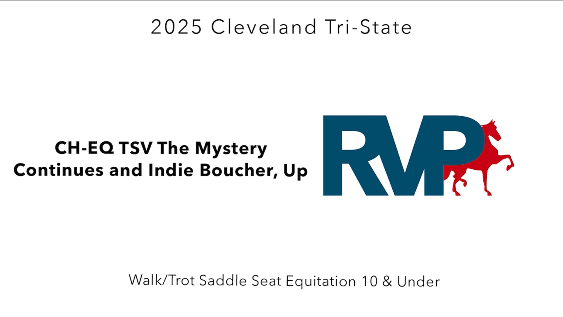CTS25 - Class 88 - CH-EQ TSV The Mystery Continues and Indie Boucher, Up