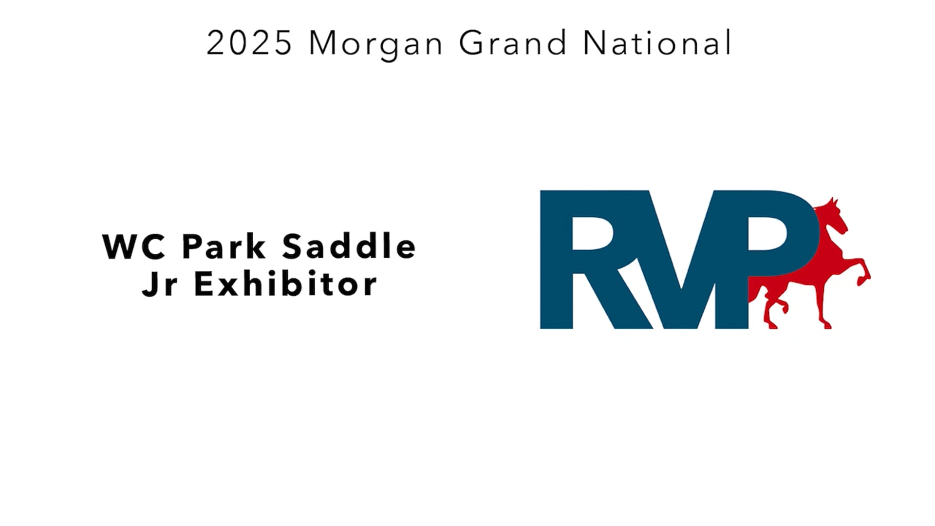 MGN25 - Class 134 - WC Park Saddle Jr Exhibitor