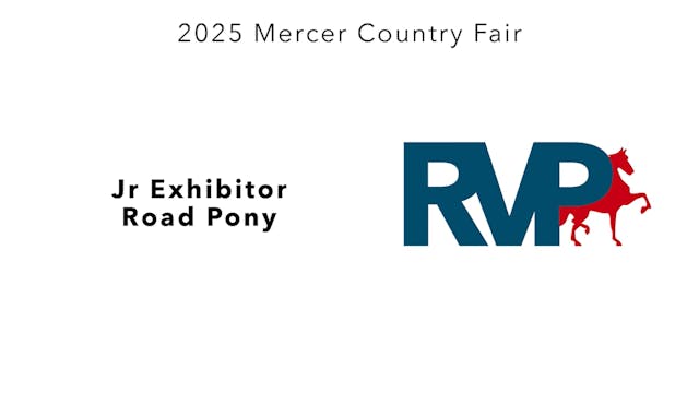 MCF25 - Class 3 - Jr Exhibitor Road Pony
