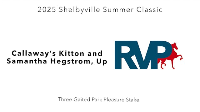 SSC25 - Class 94 - Callaway's Kitton ...