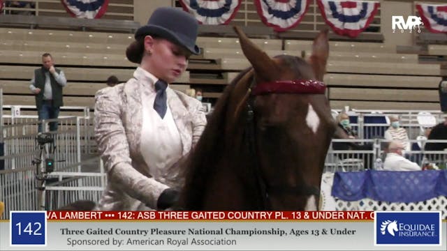 2020 AR - Class 142 Three Gaited Coun...