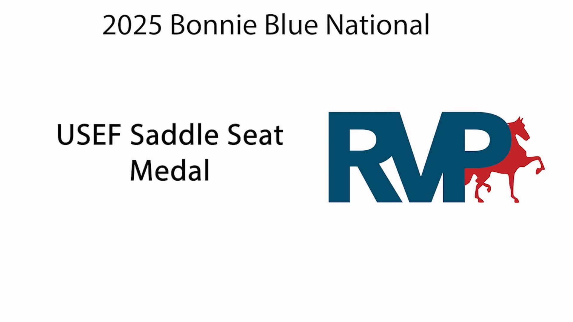 BB25 - Class 43 - USEF Saddle Seat Medal