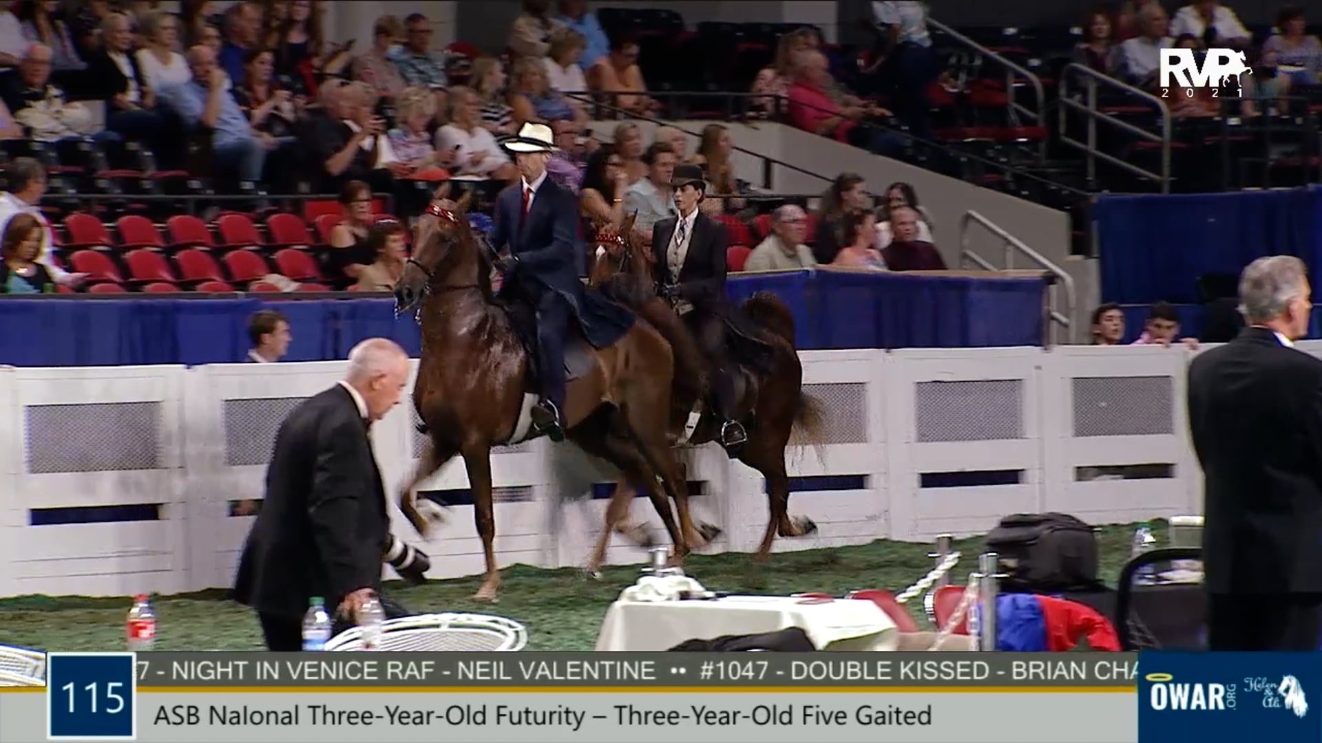 WCHS21 - Class 115 - ASB National Three-YEar-Old Futurity Three-Year-Old Five-Gaited