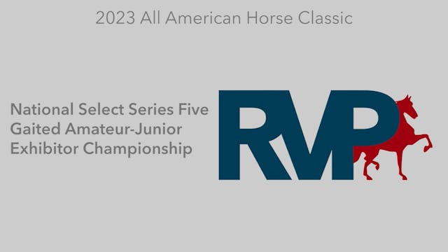 AAC23 - Class 118 - National Select S...