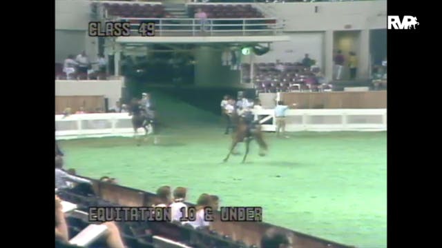 1989 WCHS Class 49 Open Equitation Ri...