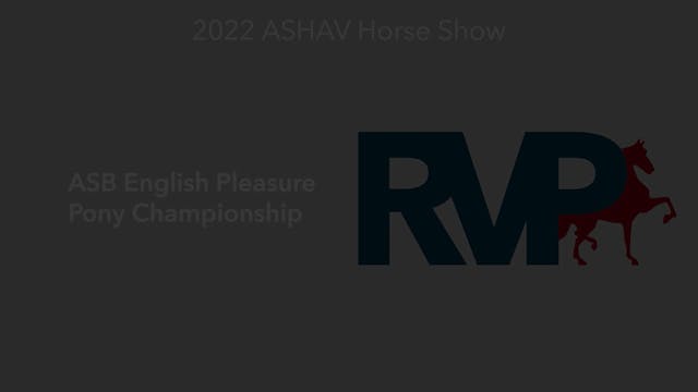 ASHAV22 - Class 94 - ASB English Plea...