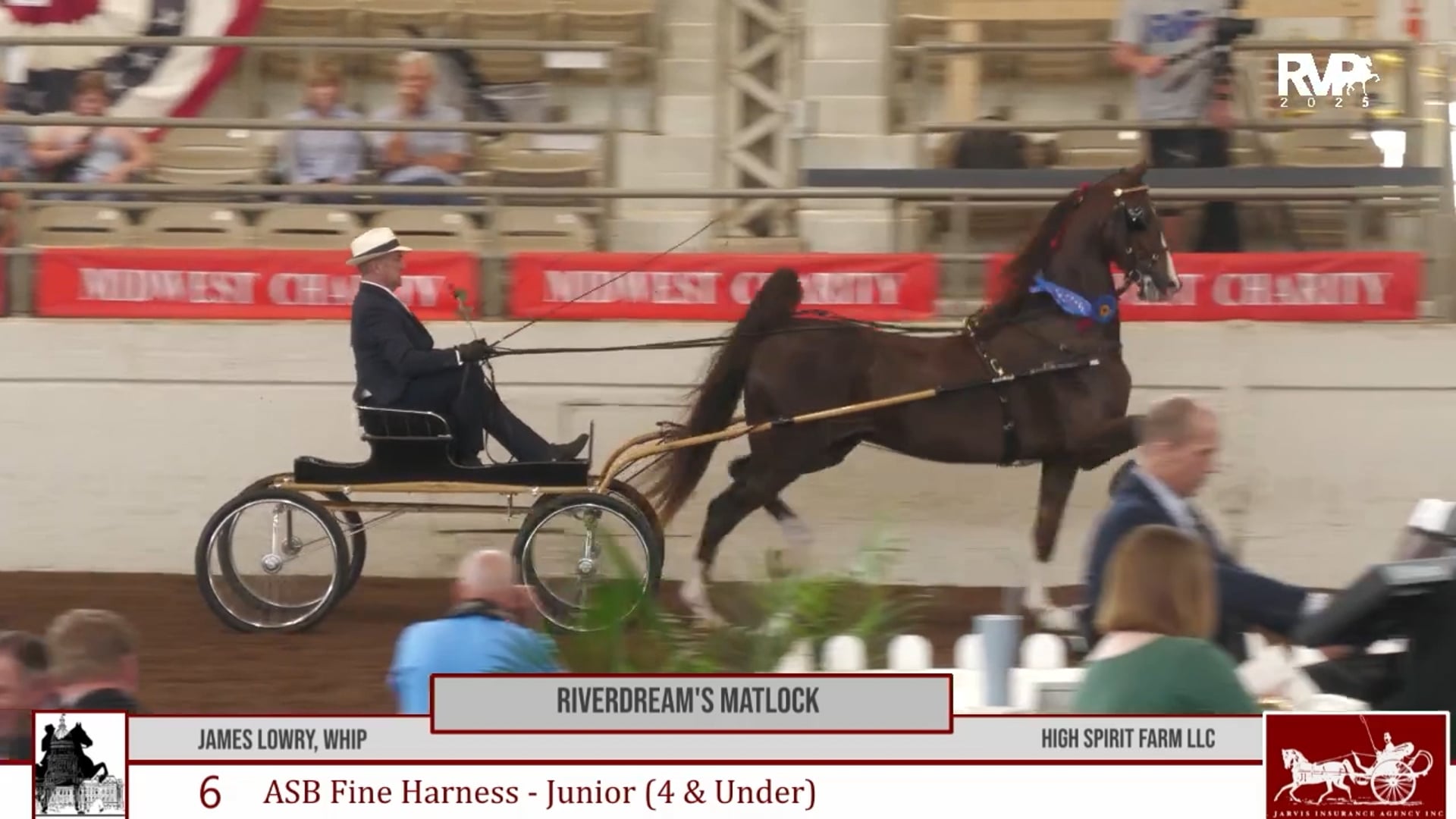 MW25 - Class 6 - Riverdream's Matlock and James Lowry, Whip