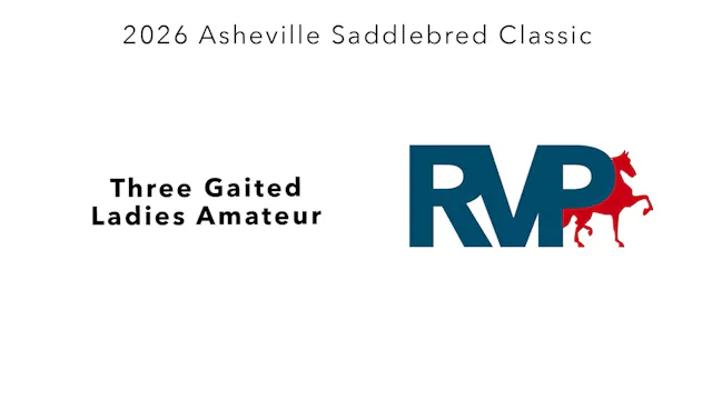 ASC26 - Class 25 - Three Gaited Ladie...