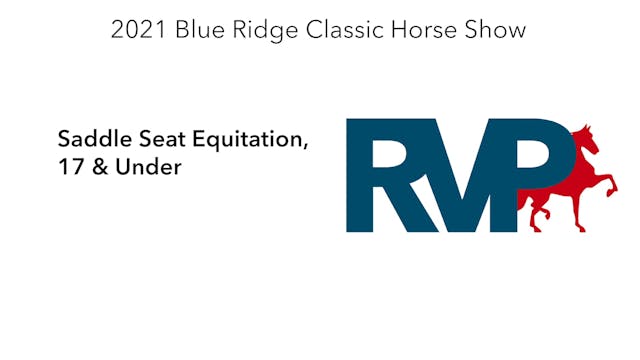 BR21 - Class 56 - Saddle Seat Equitat...