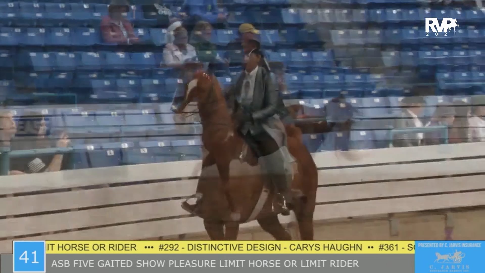 SSSF21 - Class 41 - ASB Five Gaited Show Pleasure Limit Horse or Rider