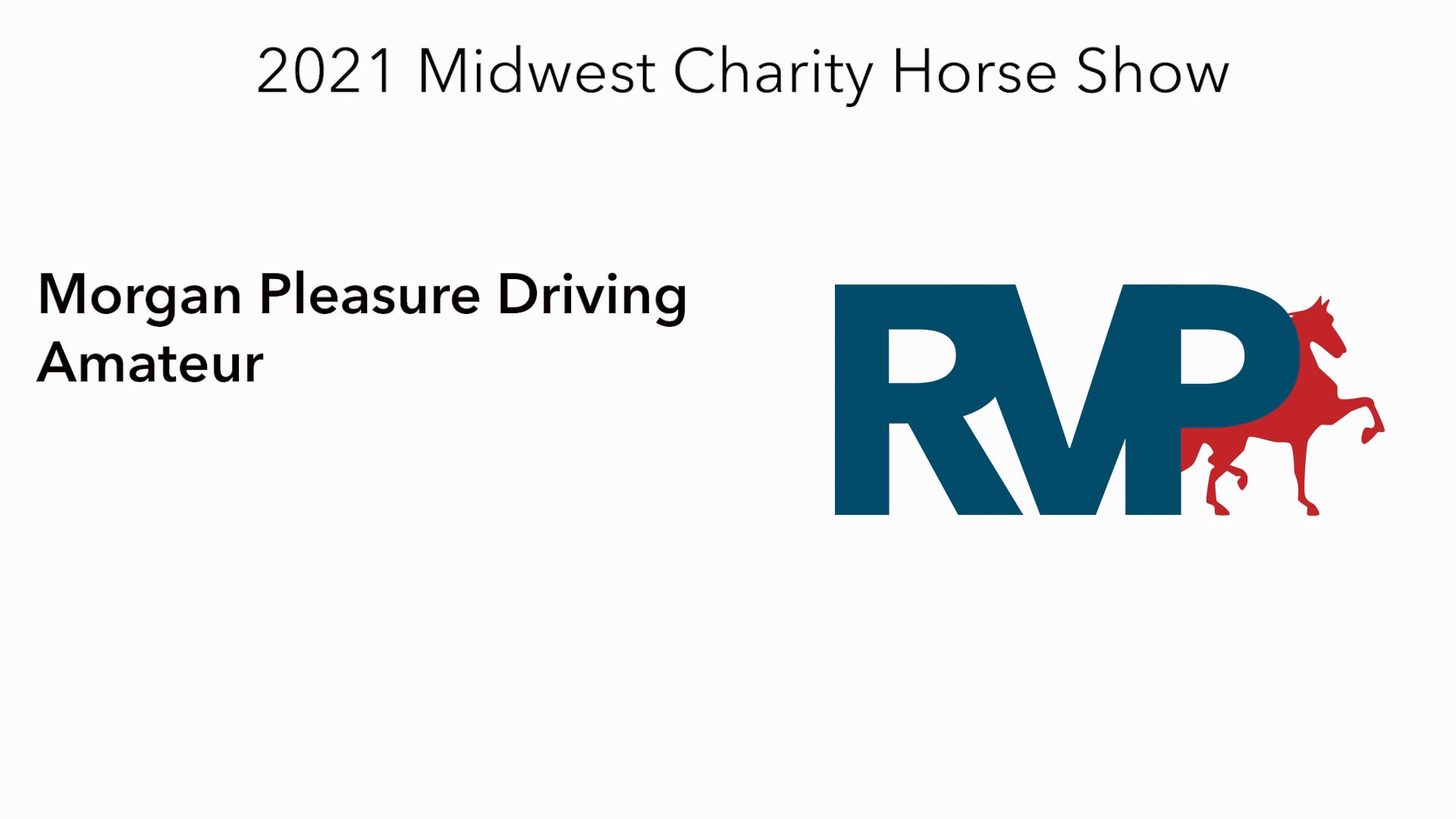 MW21 - Class 32 - Morgan Pleasure Driving Amateur